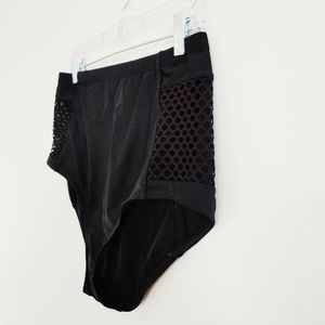 Torrid High Waisted Mesh Swim Bottoms